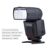 YinYan 600AX-RT GN60 Flash Light Speedlite 2.2" Color Touch LCD E-TTL Master Slave HSS Radio Transmission with Diffuser Filter for Canon 760D 750D 70D 700D 6D 5D3 5DR 5DRS 60D 7D2 7D SLR Camera