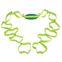 Yoga Cotton Stretching Exercise Strap Band with Multiple Grip Loops for Fitness