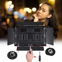 YONGNUO YN1200 LED Video Light 3200K-5500K Photography and Video Recording Fill Light w/ Remote Controller Adjustable Brightness CRI=95 Support APP Remote Control Studio Lighting