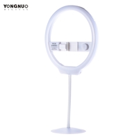 YONGNUO YN128 128pcs LED Ring Light Camera Photo Video Studio Live Selfie Lighting 7.6W Dimmable 3200-5500K Bi-color with Stand for Canon Nikon Sony DSLR for iPhone X 8 7 s plus Smartphone
