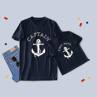 Captain Print T-shirts for Daddy and Me