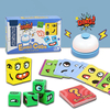 Face Change Rubiks Cube Game Matching Block Puzzles Game Puzzles Building Cubes Toy with Bell