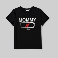 Family Cotton Round Neck Short-sleeve Top