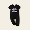 Family Family Matching Easter Egg and Dinosaur Graphic Black Tops