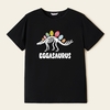 Family Family Matching Easter Egg and Dinosaur Graphic Black Tops