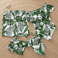 Full of Leaves Family Matching Swimsuit