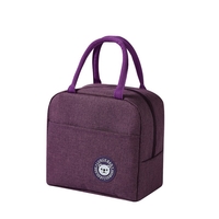 Functional Pattern Waterproof Lunch Box Portable Insulated Canvas Lunch Bag Food Picnic Lunch Bag Kids Women
