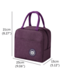 Functional Pattern Waterproof Lunch Box Portable Insulated Canvas Lunch Bag Food Picnic Lunch Bag Kids Women