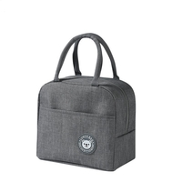 Functional Pattern Waterproof Lunch Box Portable Insulated Canvas Lunch Bag Food Picnic Lunch Bag Kids Women
