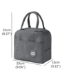 Functional Pattern Waterproof Lunch Box Portable Insulated Canvas Lunch Bag Food Picnic Lunch Bag Kids Women