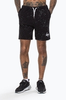 Hype Aop Speckle Mens Black Shorts Size X-Large