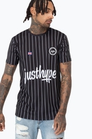 Hype Baseball Mens Black T-Shirt Size Large