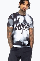 Hype Black Mono Spray Mens T-Shirt Size X-Small