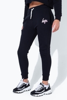 Hype Black Pink Script Kids Joggers Size 5/6Y