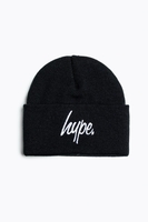 Hype Black Script Beanie