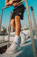 Hype Black Script Mens Shorts Size X-Small