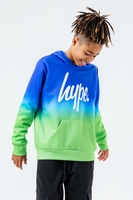 HYPE BLUE FADE KIDS HOODIE