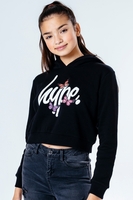 HYPE BUTTERFLY KIDS CROP PULLOVER HOODIE
