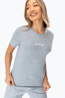 HYPE GREY SCRIBBLE LOGO WOMEN