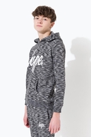 Hype Grey Script Kids Pullover Hoodie Size 3-4
