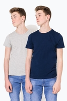 Hype Grey Staple Kids Multi Pack T-Shirts Size 7-8