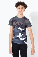 Hype Half Camo Kids Multi T-Shirt Size 3-4