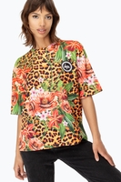 Hype Jungle 23 Womens Multi T-Shirt Size 10