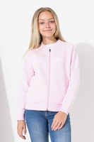 Hype Lilac Mini Script Kids Bomber Jacket Size 9-10