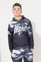 Hype Mono Camo Fade Kids Multi Pullover Hoodie Size 3-4