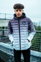 Hype Mono Fade Kids Puffer Jacket Size 11-12