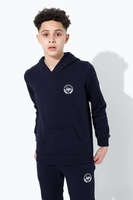 Hype Navy Crest Kids Pullover Hoodie Size 5-6
