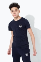 Hype Navy Crest Kids T-Shirt Size 3-4