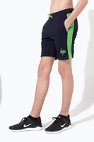 Hype Navy Mini Script Stripe Kids Shorts Size 3-4