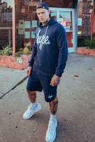 Hype Navy Script Mens Shorts Size Small