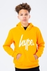 HYPE ORANGE & WHITE SCRIPT KIDS HOODIE