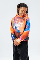 HYPE ORANGE LIGHTNING KIDS HOODIE