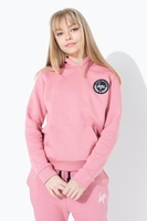 Hype Pink Crest Kids Pullover Hoodie Size 13Y