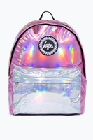 Hype Pink Holographic Mix Backpack School Bag