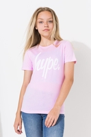 Hype Pink Script Kids T-Shirt Size 11-12