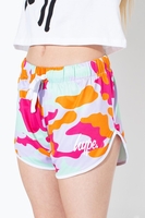 Hype Ray Camo Kids Runner Multi Shorts Size 5-6