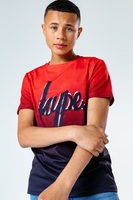 HYPE RED FADE SCRIPT KIDS T-SHIRT