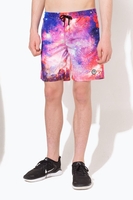 Hype Space Storm Kids Swim Multi Shorts Size 13