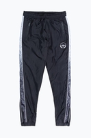 Hype Speckle Fade Tape Kids Black Joggers Size 13