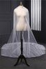 Cathedral Luxury Princess Tulle Lace Sequin Trim Edge 4*1.8M Wedding Gloves with Sequined