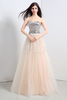 CECELIA A-line Strapless Tulle Party Dress With Sequined