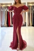 Charming off Shoulder Mermaid Evening Prom Gown