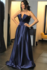 Chic Strapless V-Neck Ruffles Long Evening Dress