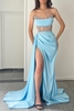 Chic Sweetheart Strapless Long Mermaid Evening Dress with Beadings
