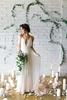 Chiffon V-Neck Beach Elegant Sleeveless Long Wedding Dresses Online