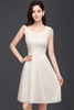 CHRISTINE Princess Scoop neck Knee-length Lace Sexy Prom Dress